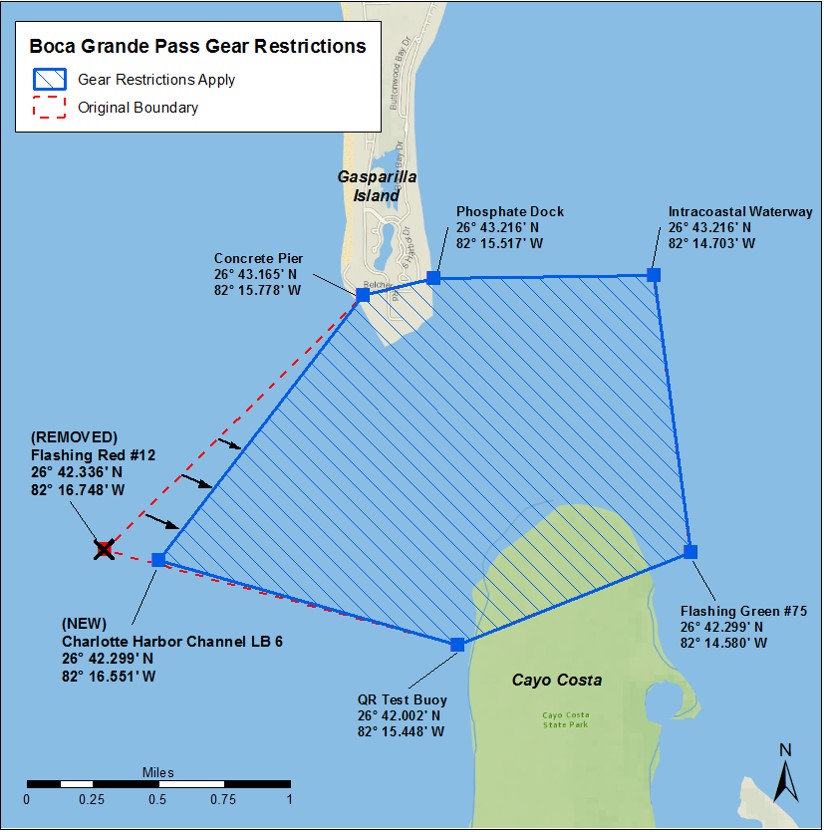 Boca Grande Pass Tarpon Fishing Boundary Shift